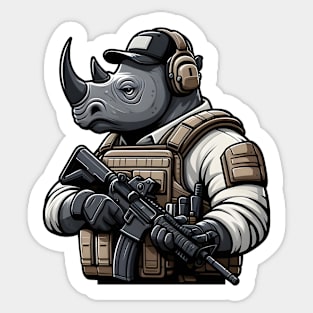 Tactical Rhino Sticker